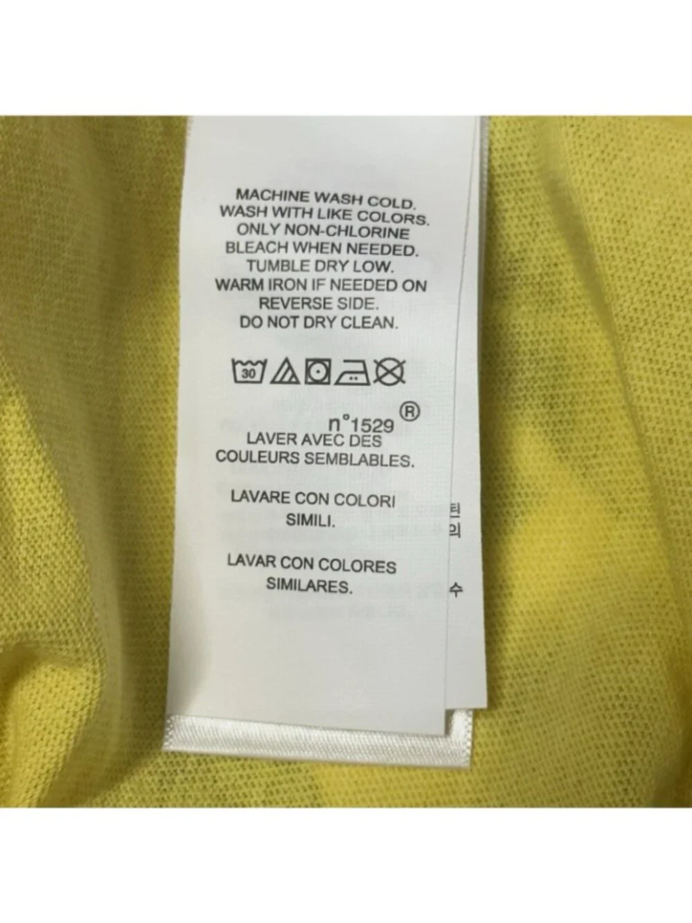 Polo by Ralph Lauren Yellow Graphic Logo Crew Neck T-Shirt